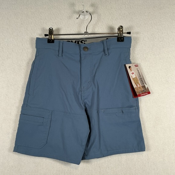 Levi's Other - Levis Big Boys Relaxed‎ Performance Cargo Nylon Shorts Blue Size 10 Reg NWT